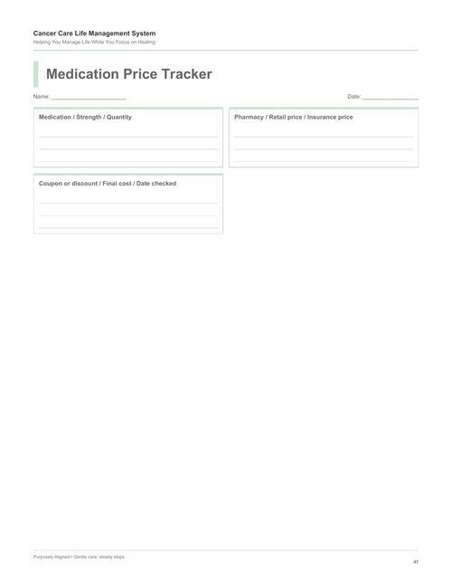 Cancer Care Life Management System